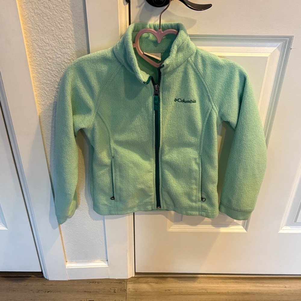 Columbia Mint Green Fleece Jacket
